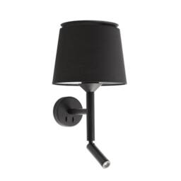 Netlighting Savoy Reading Light Wall Light Black E27