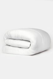 OHS Essentials 10.5 Tog Duvet Quilt All Seasons Summer Winter in White - Size: Double - thumbnail 2