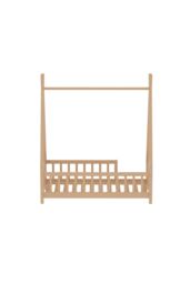 Living and Home Pine Wood House Bed Frame in Brown - thumbnail 5