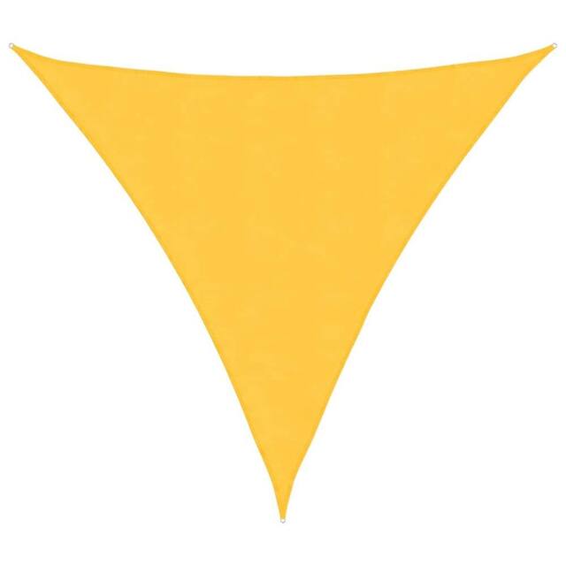 Berkfield Home Sun Shade Sail Yellow 2x2x2 m 100% Polyester Oxford - image 1