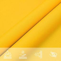 Berkfield Home Sun Shade Sail Yellow 2x2x2 m 100% Polyester Oxford - thumbnail 7