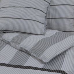 Berkfield Home Duvet Cover Set Grey 200x220 cm Cotton - thumbnail 5