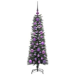 Berkfield Home Elegant Artificial Christmas Tree with Stand Green 40.5 x 40.5 x - thumbnail 4