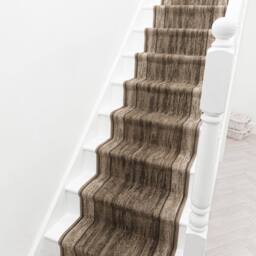 runrug Stair Runner Carpet - Durable, Non-Slip, 5.4mm - 'Rama' in Dark Brown - Size: 80 cm x 480 cm - thumbnail 5