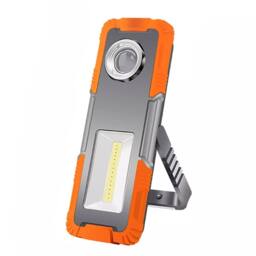 VOGREX Rechargeable LED Work Light for Car Mechanics, Inspection Lamp, Torch in Orange - thumbnail 1