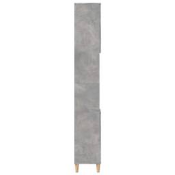 Berkfield Home Durable Bathroom Cabinet Concrete Grey 30x30x190 cm Engineered Wood - Size: 30 x 30 x 190 cm - thumbnail 6