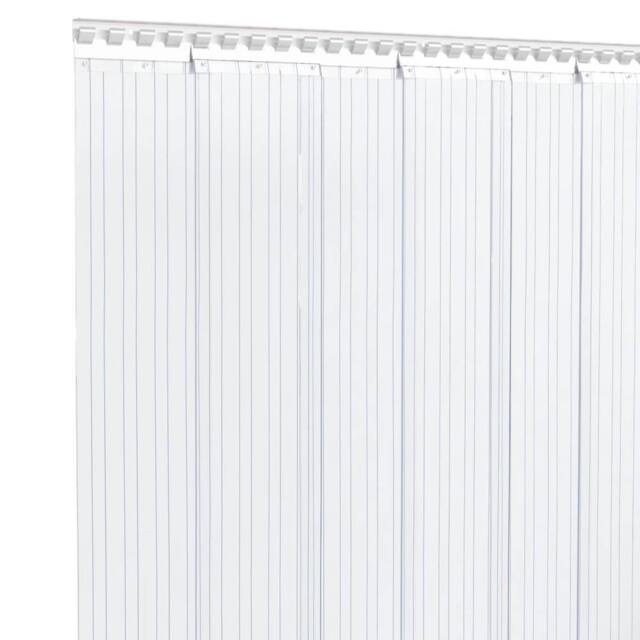 Berkfield Home Durable Door Curtain Transparent 300 mmx2.6 mm 25 m PVC in Clear - image 1