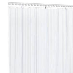 Berkfield Home Durable Door Curtain Transparent 300 mmx2.6 mm 25 m PVC in Clear