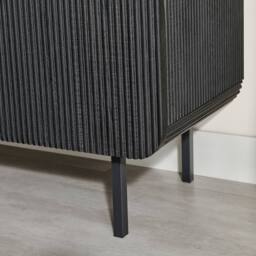 FurnitureboxUK Penrose Black Wood Sideboard - thumbnail 7