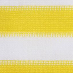 Berkfield Home Balcony Screen Yellow & White 120x500 cm HDPE - thumbnail 2