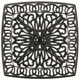 Berkfield Home Garden Table Bronze 53x53x53 cm Cast Aluminium in Brown - Size: 53 x 53 x 53 cm - thumbnail 8