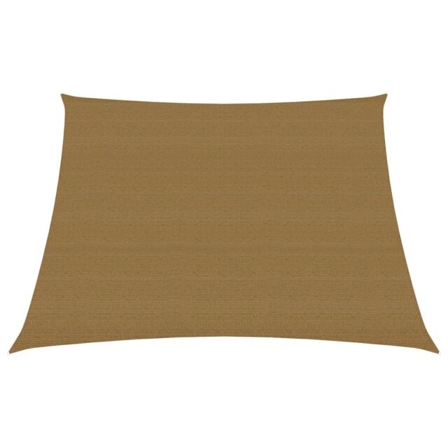 Berkfield Home Sunshade Sail 160 g/m ² Taupe 3/4x2 m HDPE in Beige - image 1