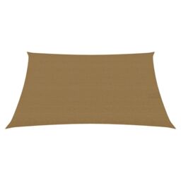 Berkfield Home Sunshade Sail 160 g/m ² Taupe 3/4x2 m HDPE in Beige - thumbnail 2