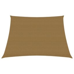 Berkfield Home Sunshade Sail 160 g/m ² Taupe 3/4x2 m HDPE in Beige - thumbnail 1