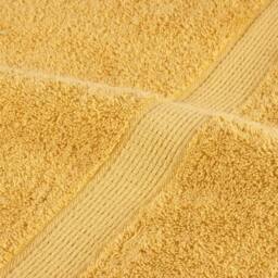 Berkfield Home 6 Piece Premium Towel Set SOLUND Gold 600 gsm - thumbnail 6