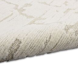 The Rug Shop UK Handmade Luxurious Wool Easy To Clean Stain-Resistant Rug in Cream - Size: 160 cm x 220 cm - thumbnail 6