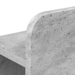 Berkfield Home Bed Frame with Storage with Drawer Concrete Grey 150 x 200 cm - thumbnail 7