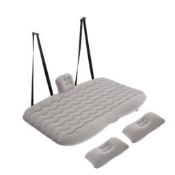KORVIXA Inflatable Car SUV Air Mattress Seat Cushion for Sleep Travel in Grey - Size: Double