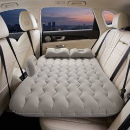 KORVIXA Inflatable Car SUV Air Mattress Seat Cushion for Sleep Travel in Grey - Size: Double - thumbnail 3