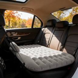 KORVIXA Inflatable Car SUV Air Mattress Seat Cushion for Sleep Travel in Grey - Size: Double - thumbnail 4