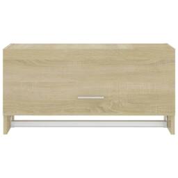 Berkfield Home Wardrobe Sonoma Oak 70x32.5x35 cm Engineered Wood in Light Brown - thumbnail 5