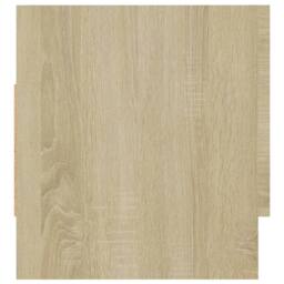 Berkfield Home Wardrobe Sonoma Oak 70x32.5x35 cm Engineered Wood in Light Brown - thumbnail 7