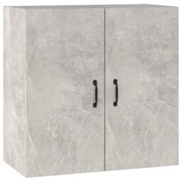 Berkfield Home Wall Cabinet Concrete Grey 60x31x60 cm Engineered Wood - Size: 60 x 31 x 60 cm - thumbnail 2