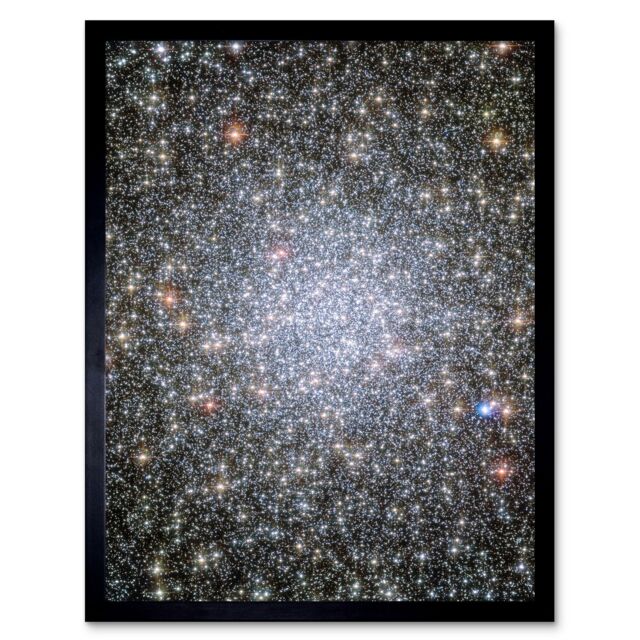 Artery8 Hubble Space Telescope Image Globular Cluster 47 Tucanae 3000 Bright White Dwarf Exodus From The Stellar Group Core In Milky Way Art Print - image 1