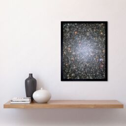 Artery8 Hubble Space Telescope Image Globular Cluster 47 Tucanae 3000 Bright White Dwarf Exodus From The Stellar Group Core In Milky Way Art Print - thumbnail 2