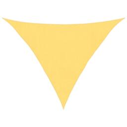 Berkfield Home Sunshade Sail 160 g/m ² Beige 4x4x5.8 m HDPE in Lemon - thumbnail 3