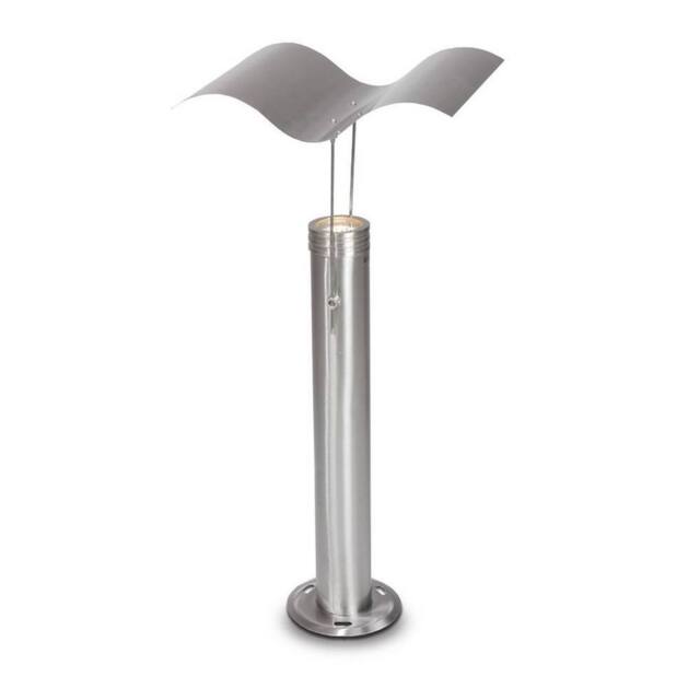 Netlighting Albat Outdoor Bollard Aluminium IP44 in Grey