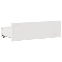 Berkfield Home Durable Bed Frame Frame w/Drawers White 75x190 cm Small Single So - thumbnail 8