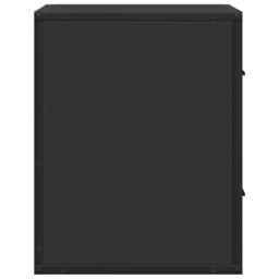 Berkfield Home Wall-mounted Bedside Cabinet Black 40x31x39.5 cm - thumbnail 6