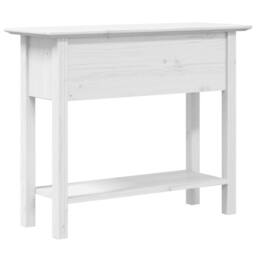 Berkfield Home Console Table BODO White 90x34.5x73 cm Solid Wood Pine - thumbnail 6