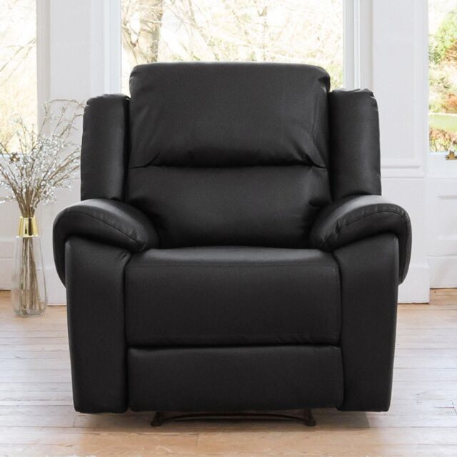Artemis Home Brookhaven Electric Recliner Armchair in Black