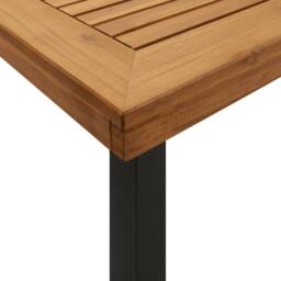 Berkfield Home Garden Table 150x90x75 cm Solid Wood Acacia in Brown - Size: 150 x 90 x 75 cm - thumbnail 6
