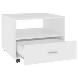 Berkfield Home Coffee Table White 55x55x40 cm Engineered Wood - Size: 55 x 55 x 40 cm - thumbnail 6
