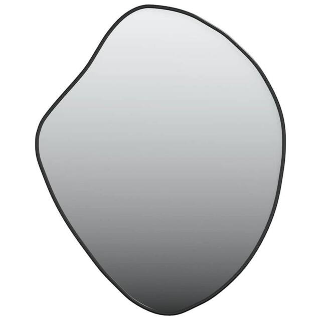 Berkfield Home Wall Mirror Black 60x50 cm - image 1
