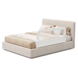 CASART Foldable Toddler Bed Rail 148 cm Long Adjustable Baby Bed Rail Guard in White - thumbnail 3