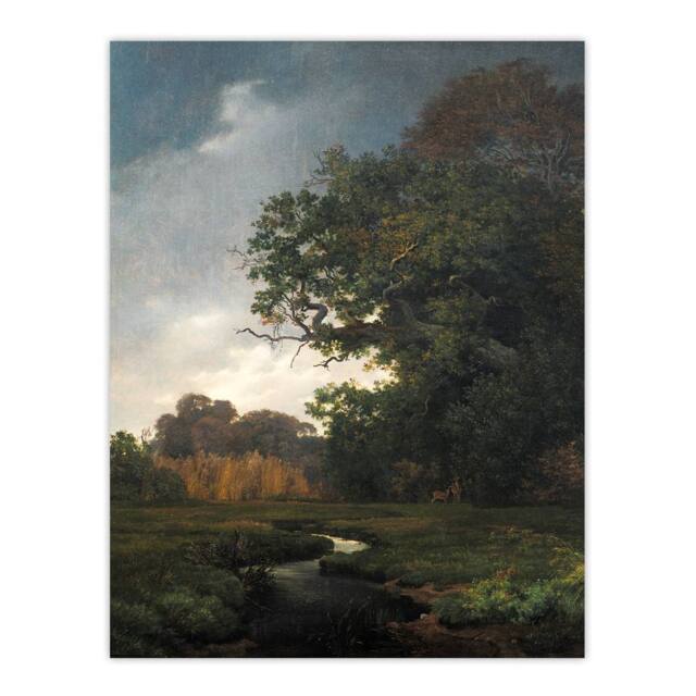 "Artery8 Landscape With Gray Weather Lundbye Wall Art Poster Print - Size: W18"" x H24""" - image 1