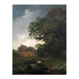 "Artery8 Landscape With Gray Weather Lundbye Wall Art Poster Print - Size: W18"" x H24""" - thumbnail 1