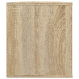 Berkfield Home TV Cabinet Sonoma Oak 100x35x40 cm Engineered Wood in Brown - Size: 100 x 35 x 40 cm - thumbnail 7