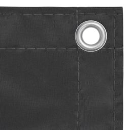 Berkfield Home Balcony Screen Anthracite 120x400 cm Oxford Fabric in Black - thumbnail 2