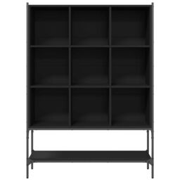 Berkfield Home Bookcase Black 102x30x141.5 cm Engineered Wood - thumbnail 5