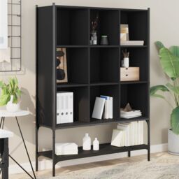 Berkfield Home Bookcase Black 102x30x141.5 cm Engineered Wood - thumbnail 1