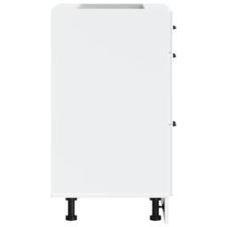 Berkfield Home Kitchen Base Cabinet Kalmar High Gloss White Engineered Wood - thumbnail 6