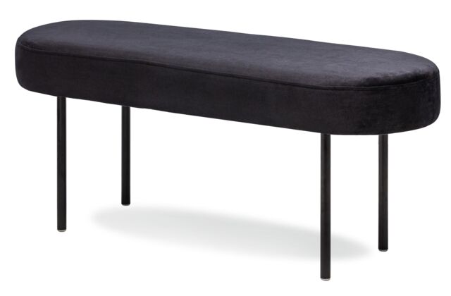 Nordlys Scandinavian Design Bench Metal Legs in Black - image 1