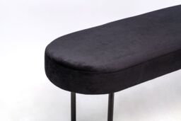 Nordlys Scandinavian Design Bench Metal Legs in Black - thumbnail 6