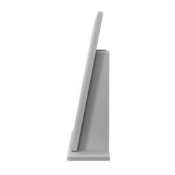 Ready Assembled 2 U Cumbria Mirror (Ready Assembled) in Mid Grey - thumbnail 2