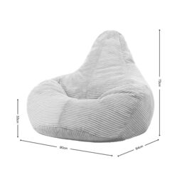 icon Dalton Cord Adult Bean Bag Chair, Set of 2 in Pink - thumbnail 7